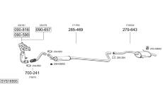 Výfukový systém BOSAL SYS16593