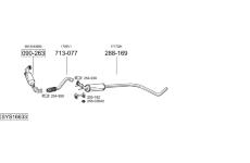Výfukový systém BOSAL SYS16633
