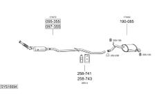 Výfukový systém BOSAL SYS16694