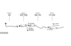 Výfukový systém BOSAL SYS16788