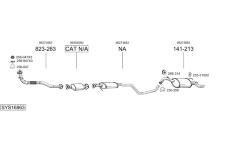 Výfukový systém BOSAL SYS16863