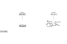 Výfukový systém BOSAL SYS16865