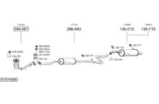Výfukový systém BOSAL SYS16999