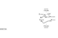 Výfukový systém BOSAL SYS17116