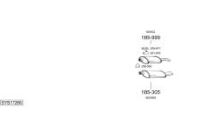 Výfukový systém BOSAL SYS17260