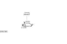 Výfukový systém BOSAL SYS17301