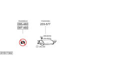 Výfukový systém BOSAL SYS17302