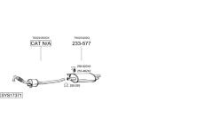 Výfukový systém BOSAL SYS17371