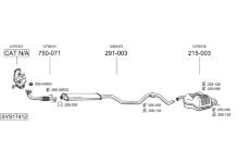 Výfukový systém BOSAL SYS17412