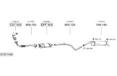 Výfukový systém BOSAL SYS17446