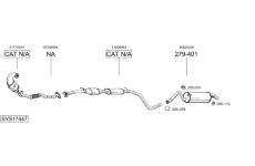 Výfukový systém BOSAL SYS17447
