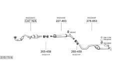 Výfukový systém BOSAL SYS17516