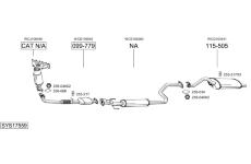 Výfukový systém BOSAL SYS17559