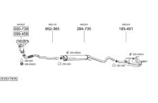 Výfukový systém BOSAL SYS17575