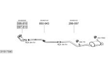 Výfukový systém BOSAL SYS17580