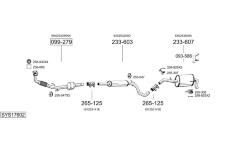 Výfukový systém BOSAL SYS17602