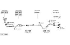 Výfukový systém BOSAL SYS17603