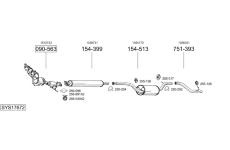 Výfukový systém BOSAL SYS17672