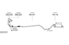 Výfukový systém BOSAL SYS17817