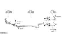 Výfukový systém BOSAL SYS18064