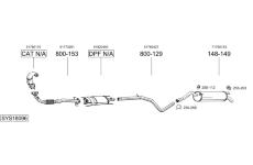 Výfukový systém BOSAL SYS18096