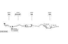 Výfukový systém BOSAL SYS18165
