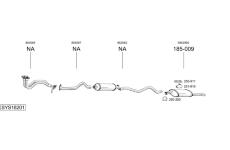 Výfukový systém BOSAL SYS18201