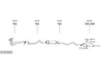 Výfukový systém BOSAL SYS18203