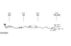 Výfukový systém BOSAL SYS18204