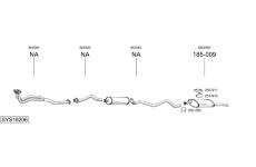Výfukový systém BOSAL SYS18206