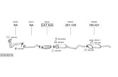 Výfukový systém BOSAL SYS18216