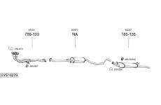Výfukový systém BOSAL SYS18279