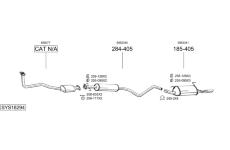 Výfukový systém BOSAL SYS18294