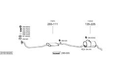 Výfukový systém BOSAL SYS18325