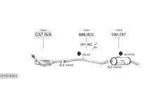 Výfukový systém BOSAL SYS18351