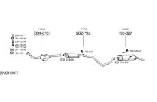 Výfukový systém BOSAL SYS18397