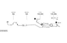 Výfukový systém BOSAL SYS18475