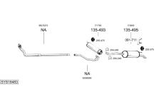 Výfukový systém BOSAL SYS18483