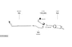 Výfukový systém BOSAL SYS18503