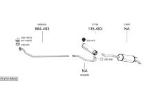 Výfukový systém BOSAL SYS18505