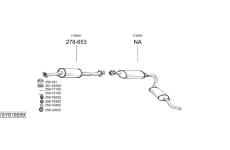 Výfukový systém BOSAL SYS18559