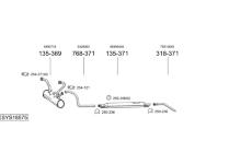 Výfukový systém BOSAL SYS18575