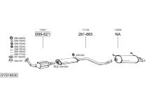 Výfukový systém BOSAL SYS18630