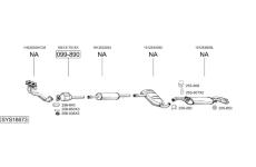 Výfukový systém BOSAL SYS18673
