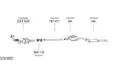 Výfukový systém BOSAL SYS18697