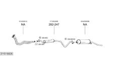 Výfukový systém BOSAL SYS18826