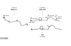 Výfukový systém BOSAL SYS18829