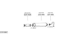 Výfukový systém BOSAL SYS18867