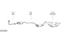 Výfukový systém BOSAL SYS19037