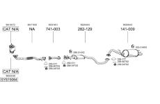Výfukový systém BOSAL SYS19064